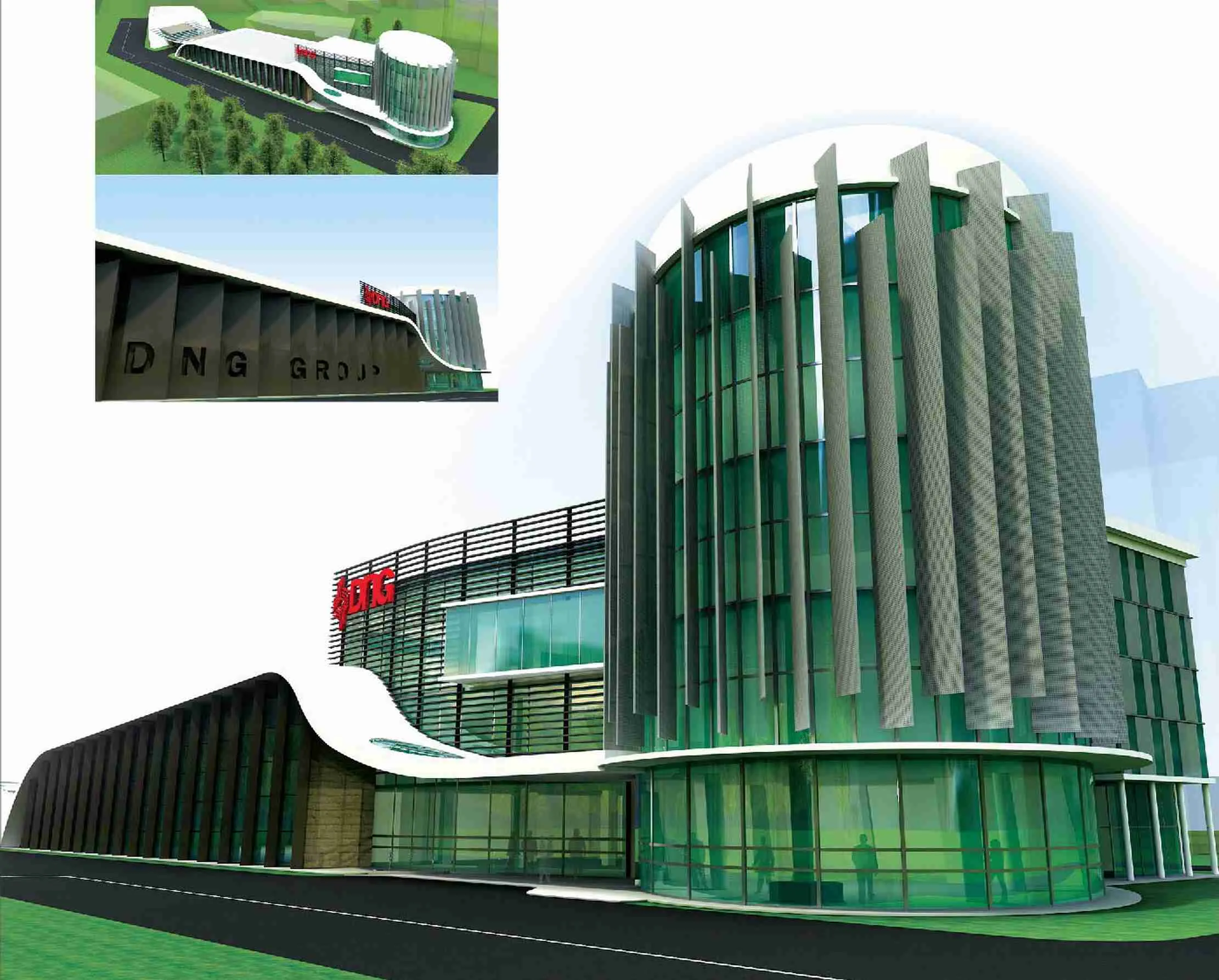 Artistic impression of the new Dynapharm International Headquarters